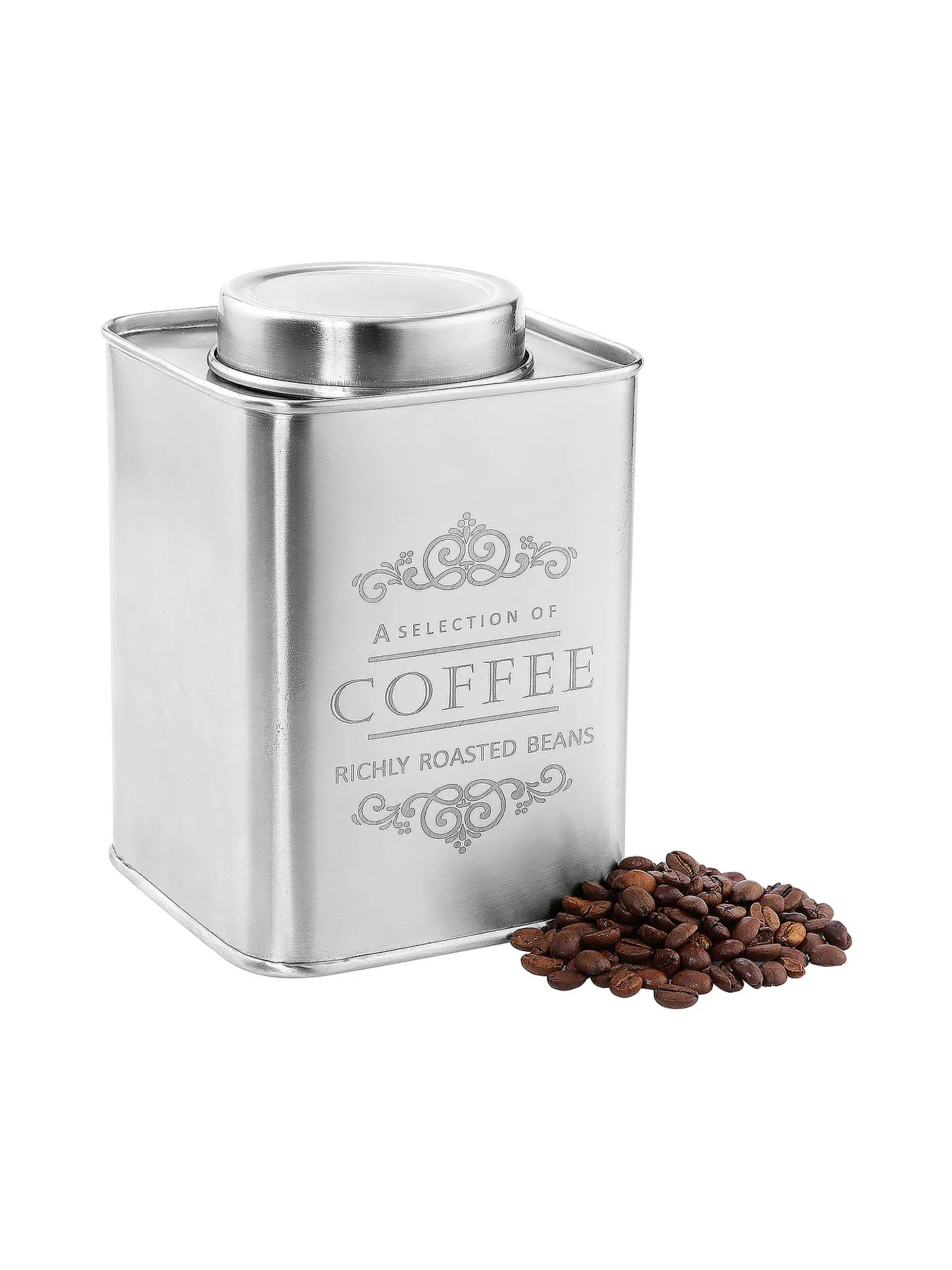 ZASSENHAUS | Vorratsdose COFFEE 500g Edelstahl | 